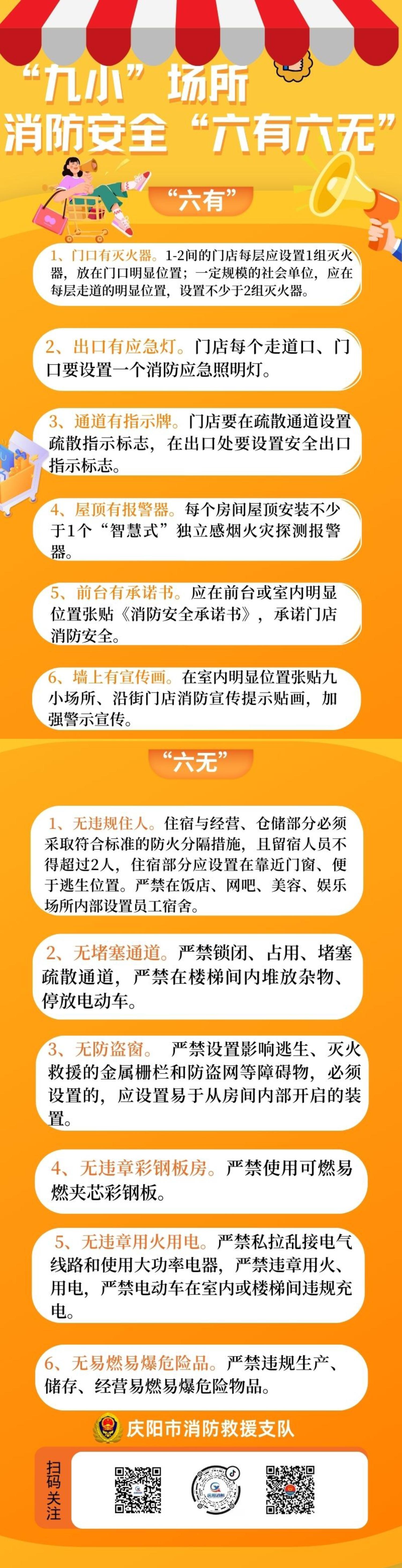 快來一起學(xué)！“九小場所”消防安全“六有六無”