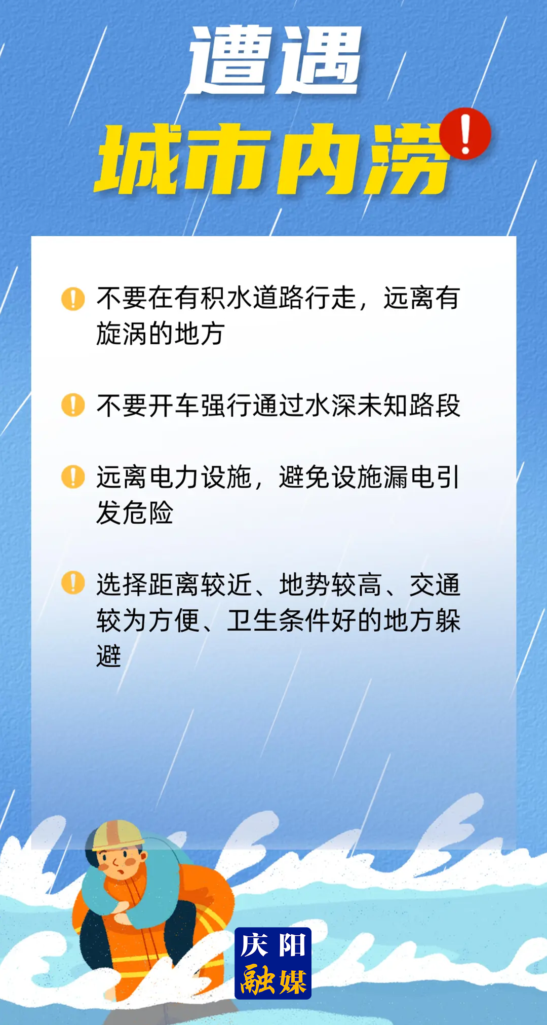 【微海報】這些防汛知識趕緊get！