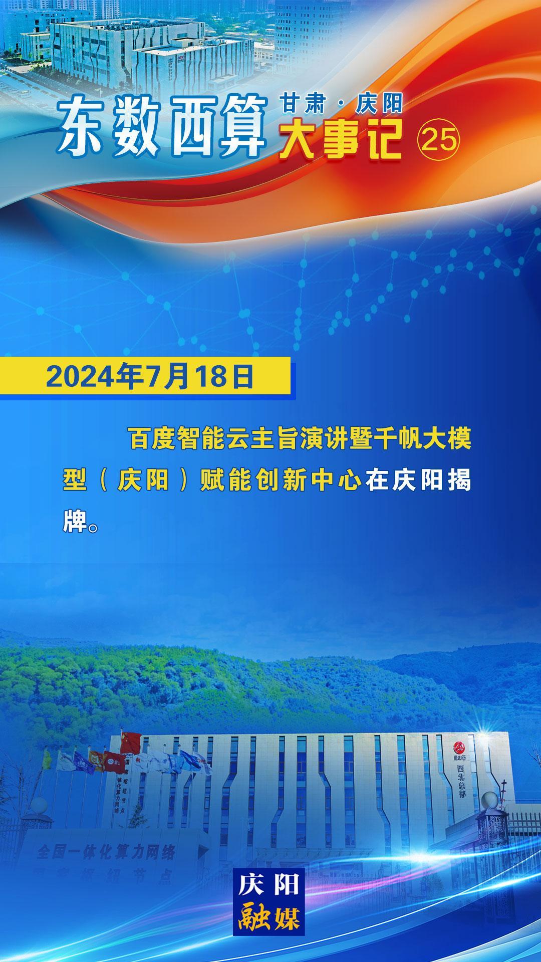 甘肅·慶陽“東數西算”大事記之二十五